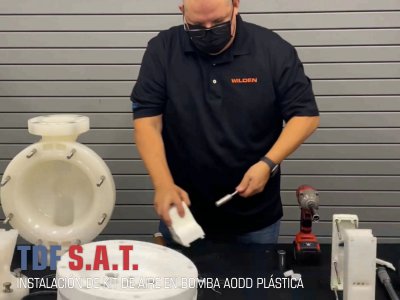 TDF SAT - COMO INSTALAR UN KIT DE AIRE PARA UNA BOMBA AODD WILDEN PLÁSTICA ATORNILLADA DE 2 PULGADAS
