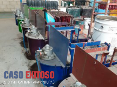CASO EXITOSO - STURMIX CAPITAN PARA PINTURAS Y SOLVENTES